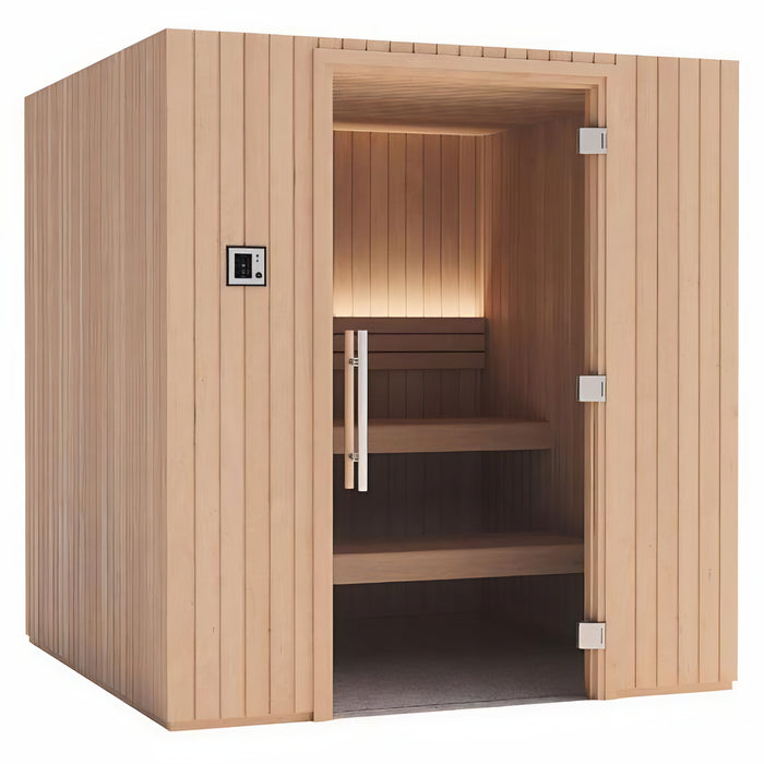 Auroom Emma Wood Cabin Up to 6-Persons Indoor Sauna Kit