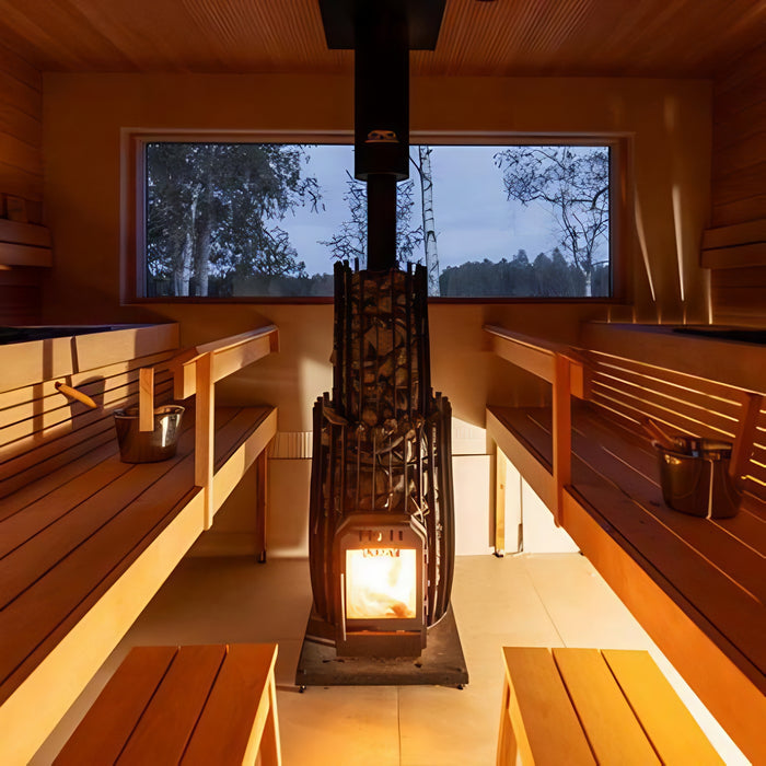 Cozy Heat SW Thru-Wall Wood Burning Sauna Stove