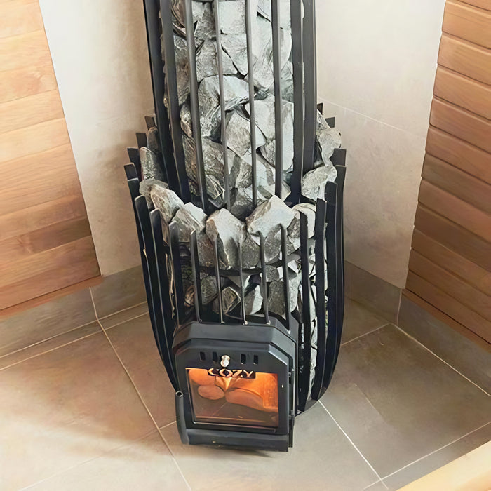 Cozy Heat SW Thru-Wall Wood Burning Sauna Stove