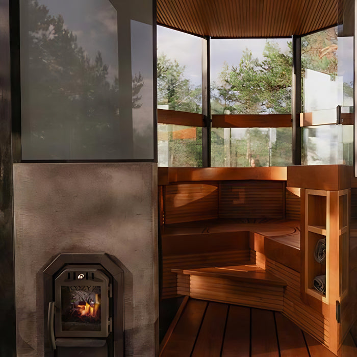 Cozy Heat SW Thru-Wall Wood Burning Sauna Stove