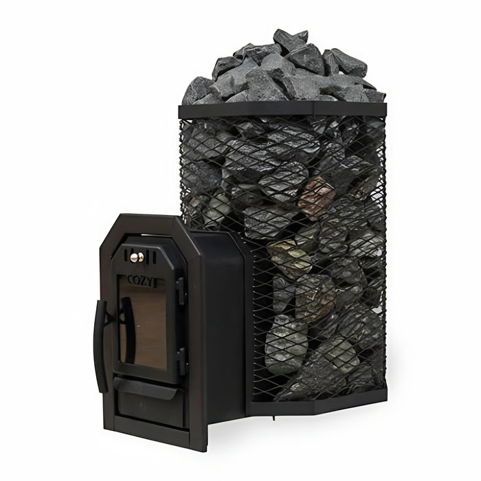 Cozy Heat Thru-Wall Wood-Burning Sauna Stove Heater