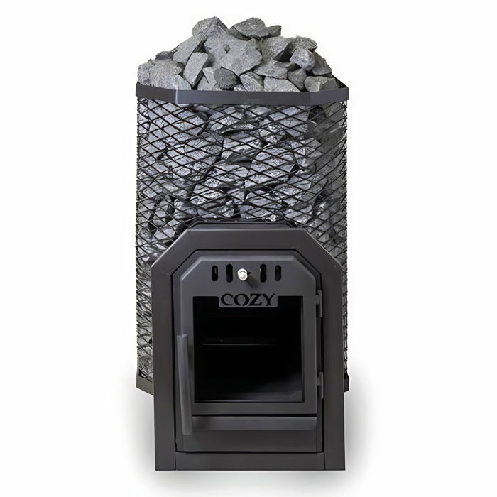 Cozy Heat Thru-Wall Wood-Burning Sauna Stove Heater