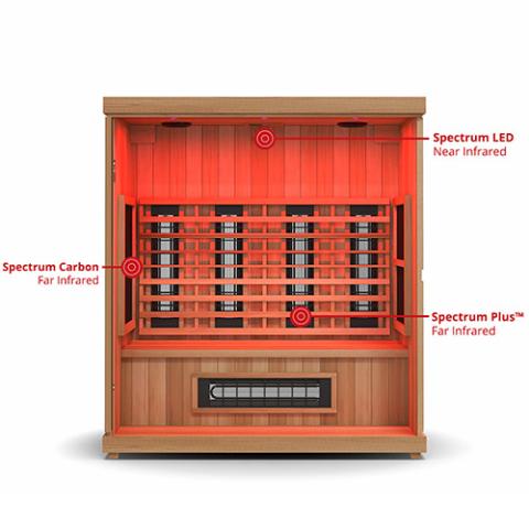 Finnmark FD-3 Full Spectrum 3 to 4 person infrared home sauna