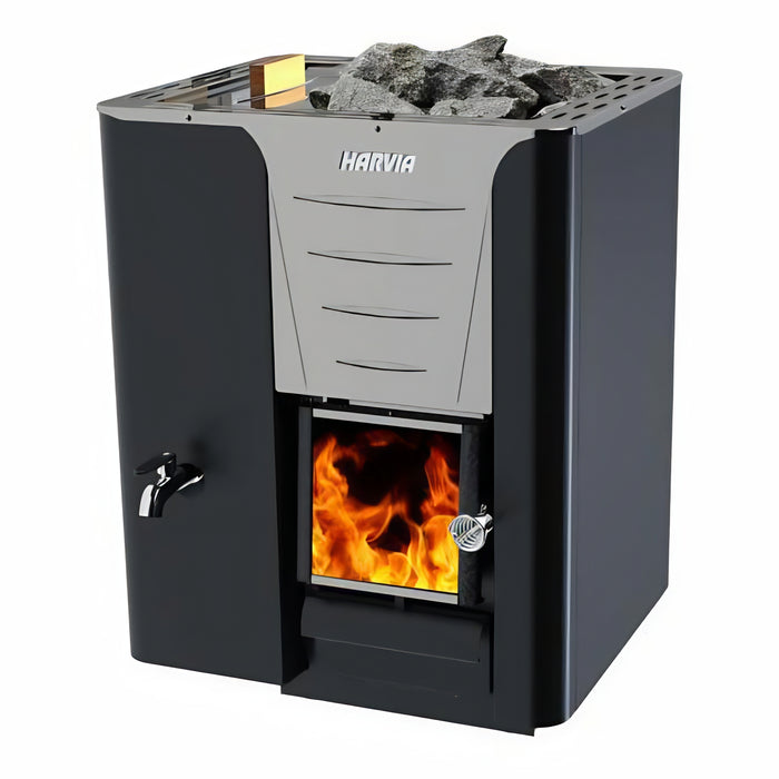 Harvia Pro 20 LS Wood Stove with Water Tank