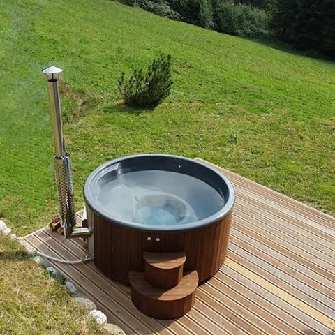 Wood-Fired Hot Tub