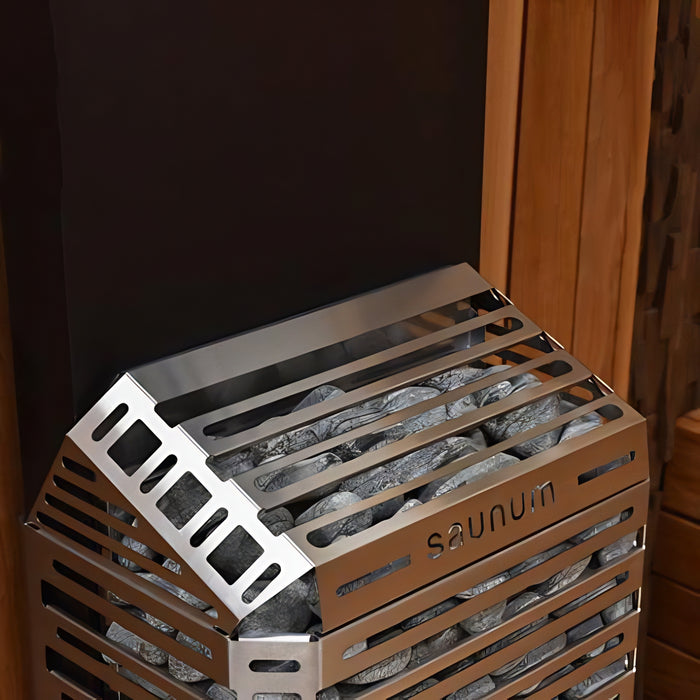 Saunum AIR 10 Sauna Heater w/Climate Equalizer, Stainless